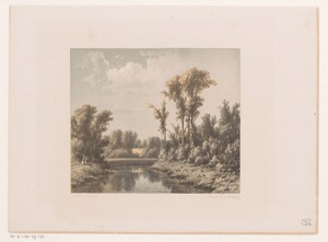 Landschap met rivier