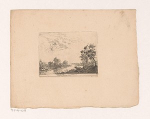 Landschap met rivier