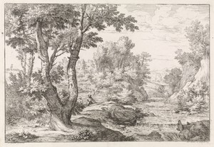Landschap met rivier
