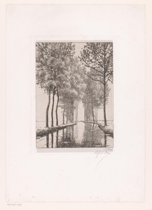 Landschap met rivier
