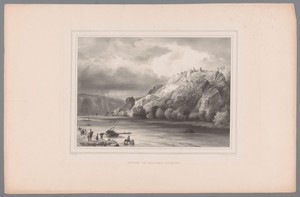 Landschap met ruïnes van kasteel Thierry