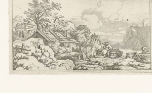 Landschap met schraag
