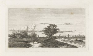 Landschap met sloten