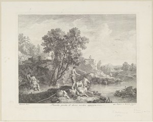 Landschap met vissers