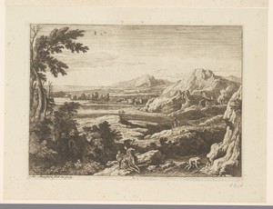 Landschap met vissers