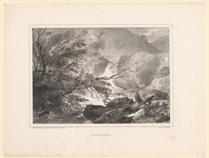 Landschap met waterval