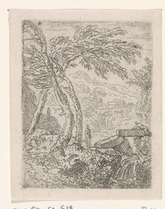 Landschap met waterval