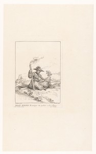 Landschap met zittende eunuch uit het Chinese paleis