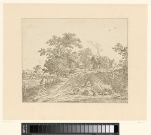 Landschap met zwijnenhoeder