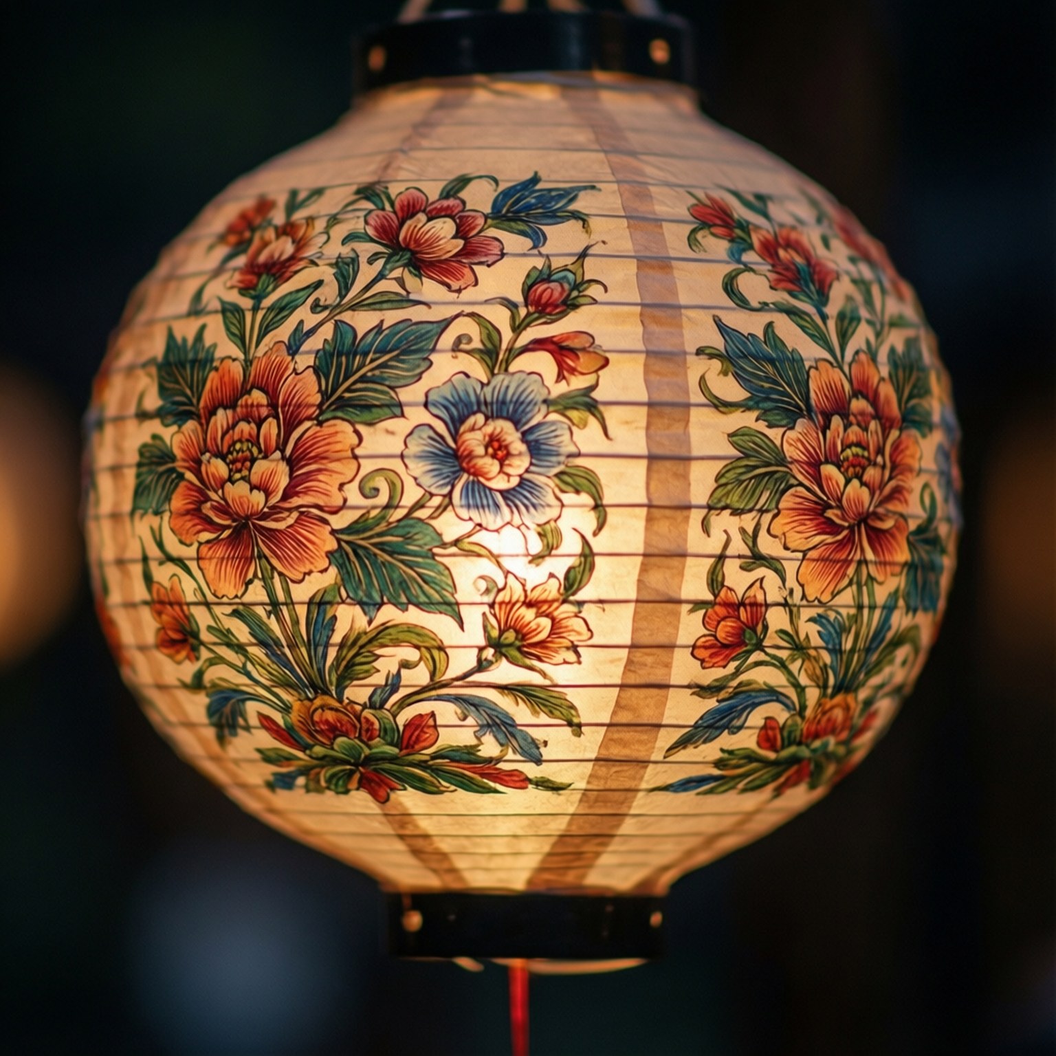 Lantern Art Detail by Wallpapers.art Studio