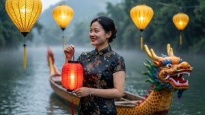 Lantern Lady by River