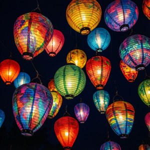 Lanterns in Void