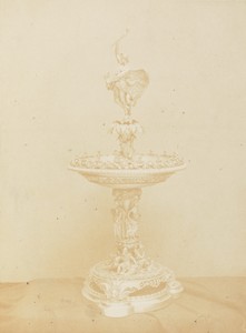 Large Centre-Piece in Silver