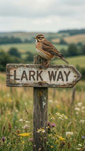 Lark Way Signpost