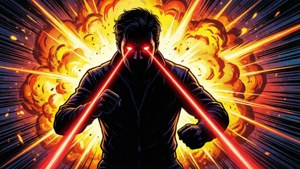 Laser Blast Silhouette