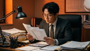 Late Night Paperwork