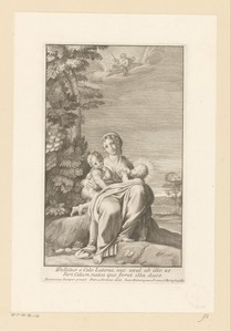 Latona met Diana en Apollo