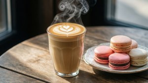 Latte Macaron Elegance