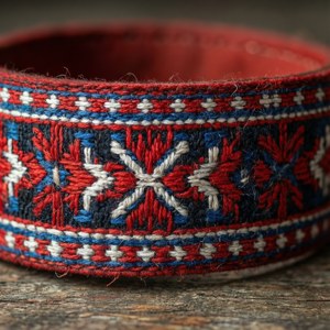 Latvian Lielvārde Belt Detail