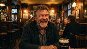Laughing in Pub