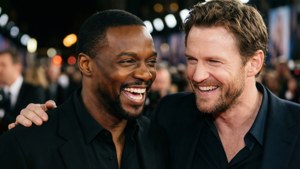 Laughing with Co-Star