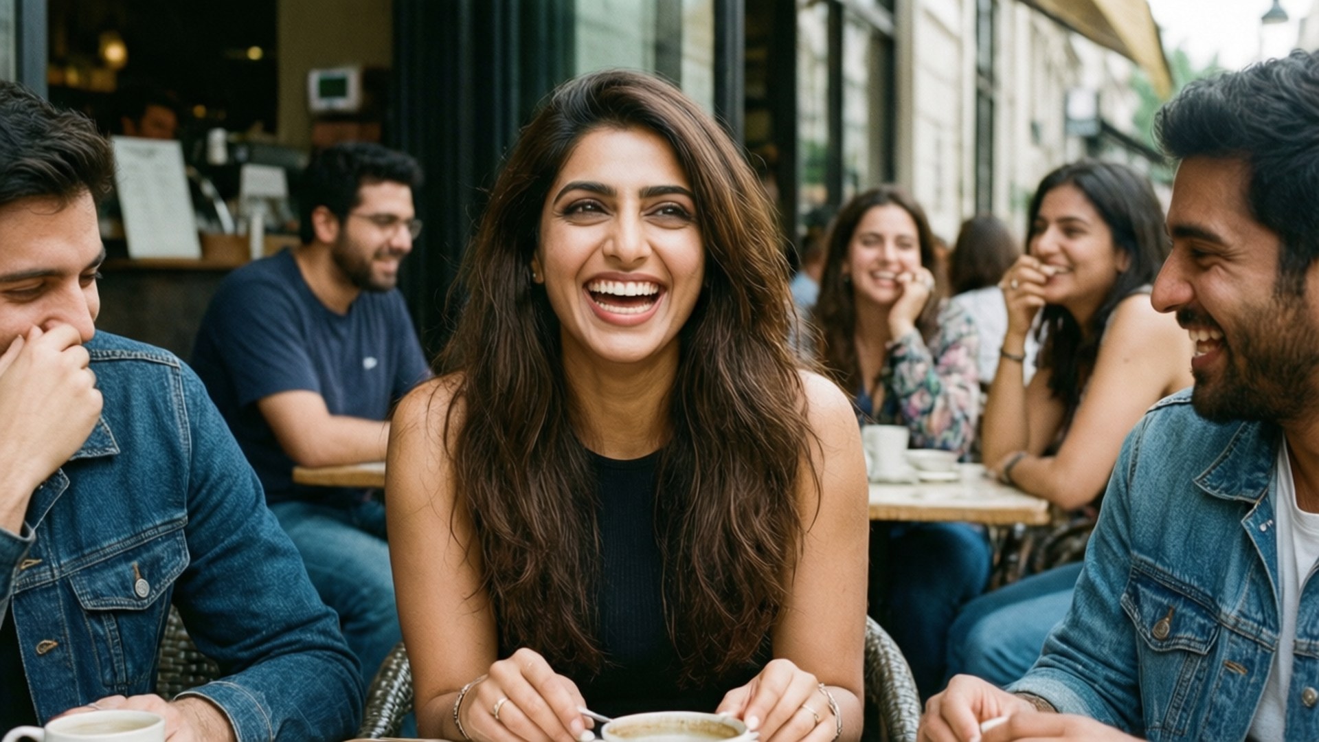 Laughing With Friends by Wallpapers.art Studio