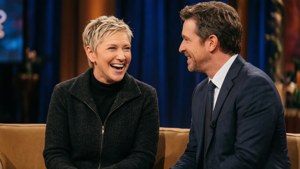 Laughing with Guest