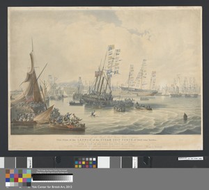Launch of S. S. Forth at Leith