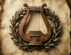 Laurel Lyre Vintage