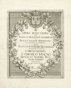 Lauriertakken met het wapenschild van Frankrijk