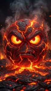 Lava Angry Emoji