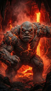 Lava Cavern Thwomp