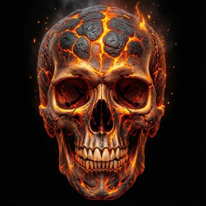 Lava Demon Skull