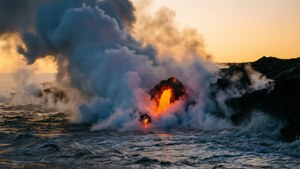 Lava Meets Ocean Dawn
