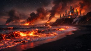 Lava Ocean Edge