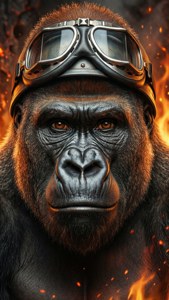 Lava Rock Gorilla