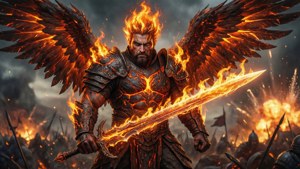 Lava Wing Warrior Battle