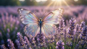 Lavender Butterfly