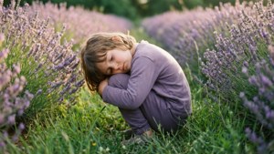 Lavender Child's Pose