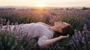 Lavender Corpse Pose