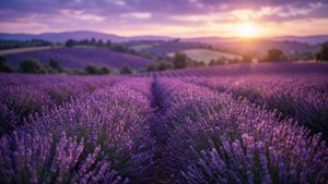 Lavender Dreams at Dusk