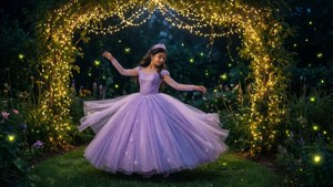 Lavender Dress Night Dance