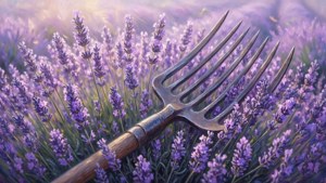 Lavender Field Pitchfork