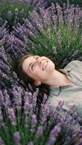 Lavender Field Smile