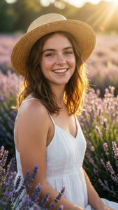 Lavender Fields and Sunshine