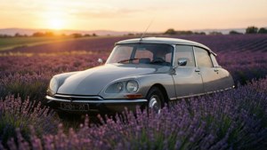 Lavender Fields Citroen DS