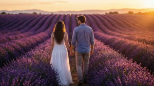 Lavender Fields Love