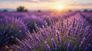 Lavender Fields Sunset