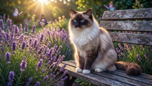 Lavender Garden Perch