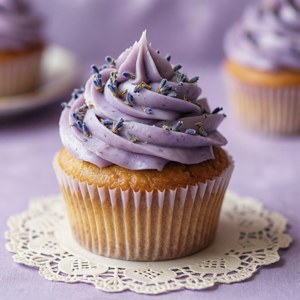 Lavender Honey Cupcake